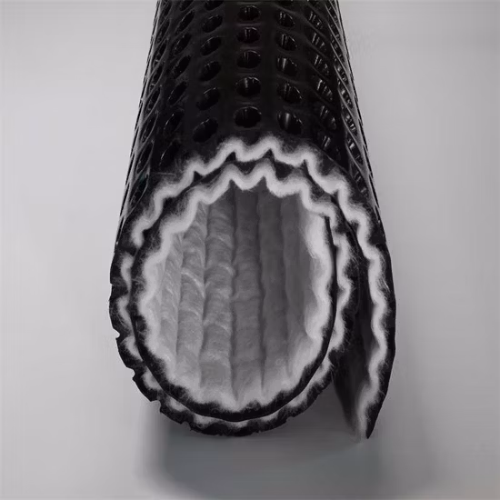 Строительный материал туннеля HDPE Композитная дренажная доска с ямочками